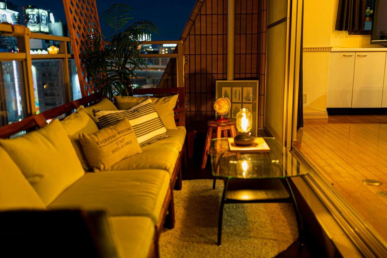 Chuan House - Amemura Aparthotel Ōsaka Eksteriør bilde