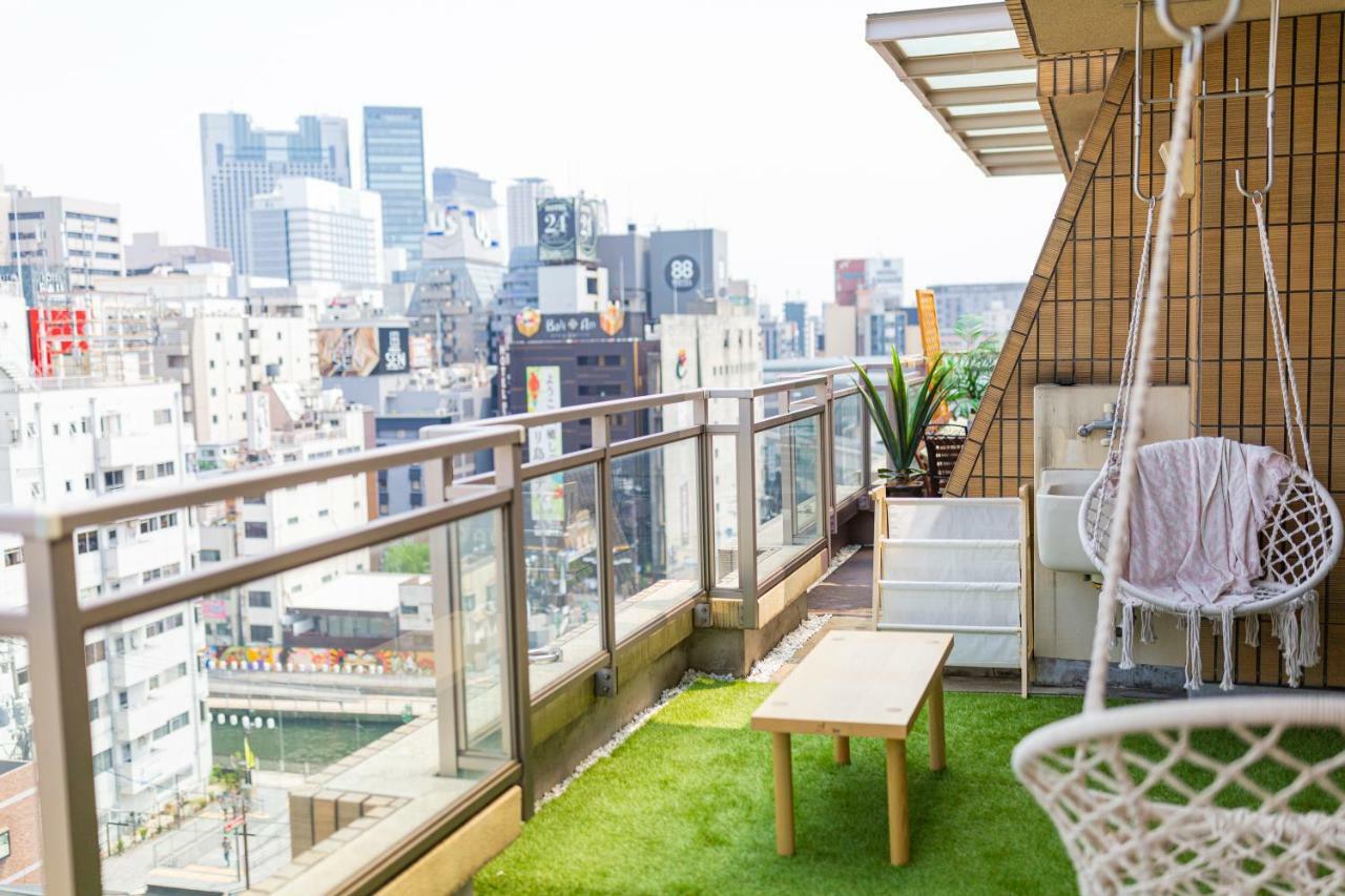 Chuan House - Amemura Aparthotel Ōsaka Eksteriør bilde